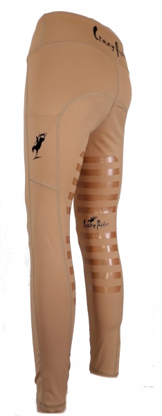 Reitleggings "Performance" mit High Grip in Camel